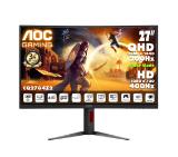 AOC CQ27G4Z2, 27" Curved 1500R, Fast VA, WLED, 2560x1440@260Hz (OC, Native 240Hz), 1ms GtG, 0.5ms MPRT, 400cd m/2, 3000:1, 80M:1 DCR, Adaptive Sync, FlickerFree, Anti-Blue Light, Tilt, Height Adjust, Swivel, 2xHDMI, DP