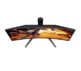 AOC CQ27G4Z2, 27" Curved 1500R, Fast VA, WLED, 2560x1440@260Hz (OC, Native 240Hz), 1ms GtG, 0.5ms MPRT, 400cd m/2, 3000:1, 80M:1 DCR, Adaptive Sync, FlickerFree, Anti-Blue Light, Tilt, Height Adjust, Swivel, 2xHDMI, DP