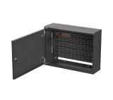 Lanberg TPR 10" & 19" Installation Enclosure with Mesh Plate 560 x 420 x 180 Black (Assembled)