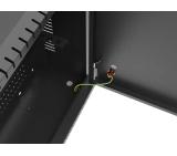 Lanberg TPR 10" Installation Enclosure with Mesh Plate 400 x 400 x 140 Black (Assembled)