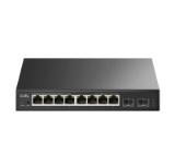 Cudy GS108ES2 8-Port Gigabit Easy-Managed Switch 10/100/1000M RJ45 Ports 2 Gigabit SFP ports Desktop Metal Case Local management via Web GUI support STP/RSTP MAC Management Cudy Cloud APP